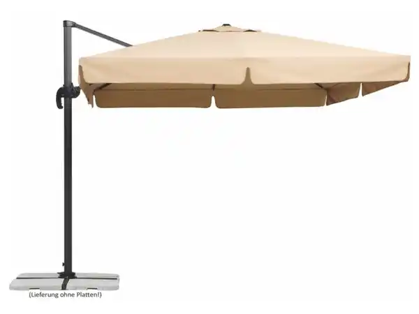 Bild 2 von Schneider Schneider Ampelschirm »RHODOS«, quadratisch, inklusive Schutzhülle, mit Alu-Stahl-Gestell