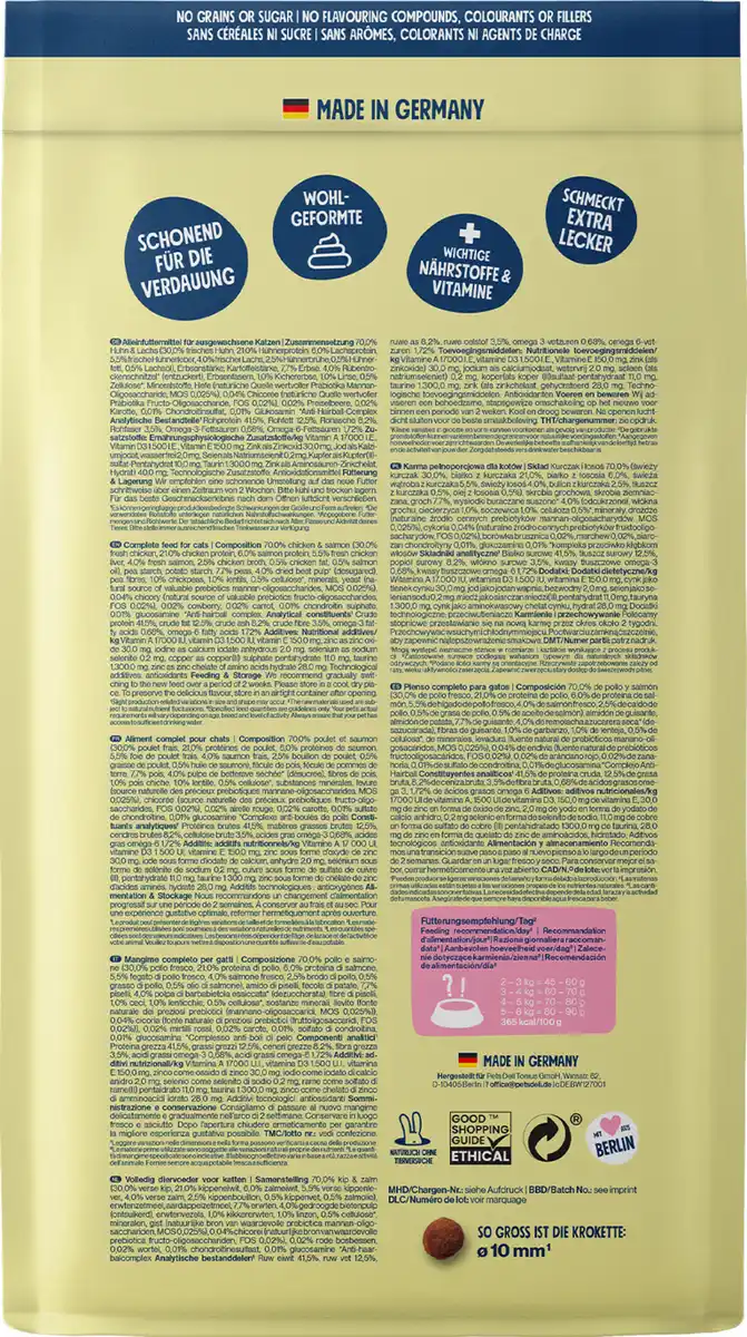 Bild 2 von Pets Deli Trockenfutter Extra Meat Huhn & Lachs mit Kichererbsen und Linsen, 2 kg