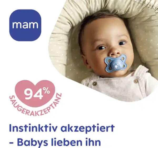 Bild 4 von MAM Schnuller Original Silikon, 0-6 Mon., Bär/Otter