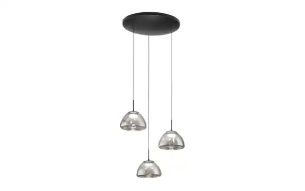 Bild 1 von LED-Pendelleuchte Lucille, grau, 3-flammig, inkl. CCT Funktion