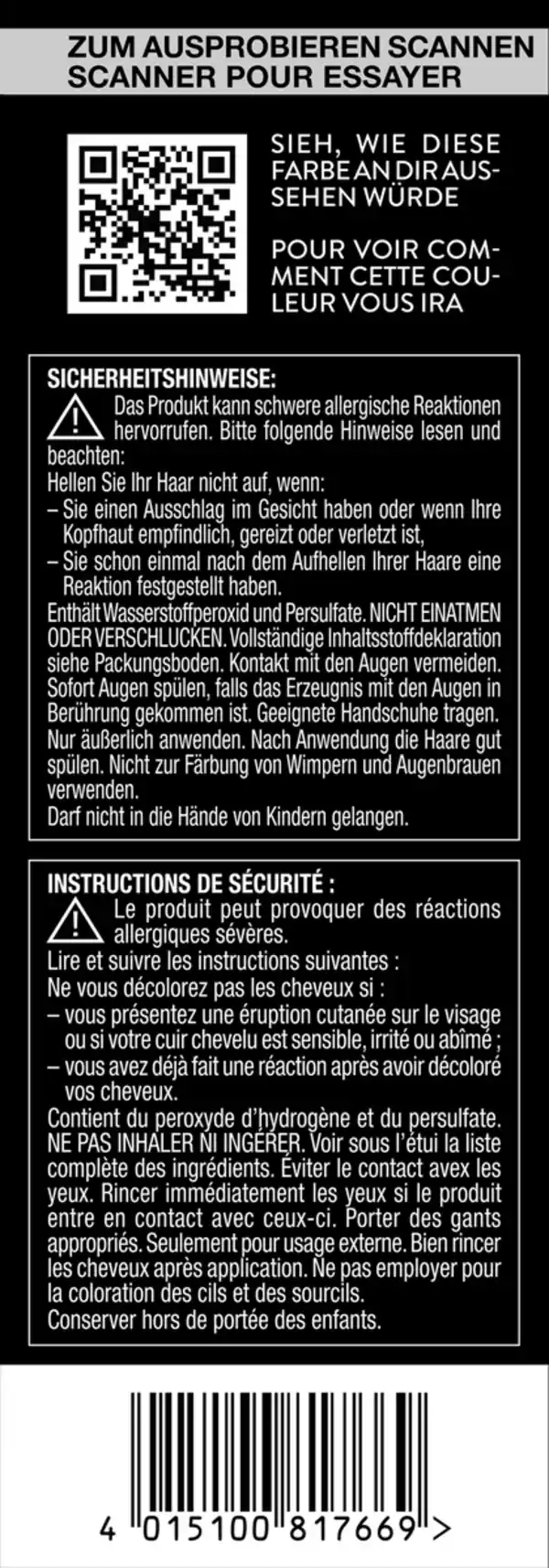Bild 2 von Syoss Aufhellung 13_5 Platin Aufheller