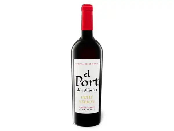 Bild 1 von El Port dels Alforins Petit Verdot Valencia DO trocken vegan, Rotwein 2020