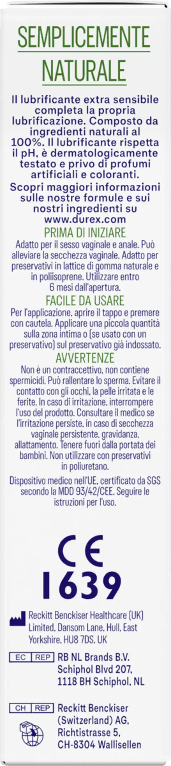 Bild 3 von Durex naturals Gleitgel Extra Sensitive, 50 ml