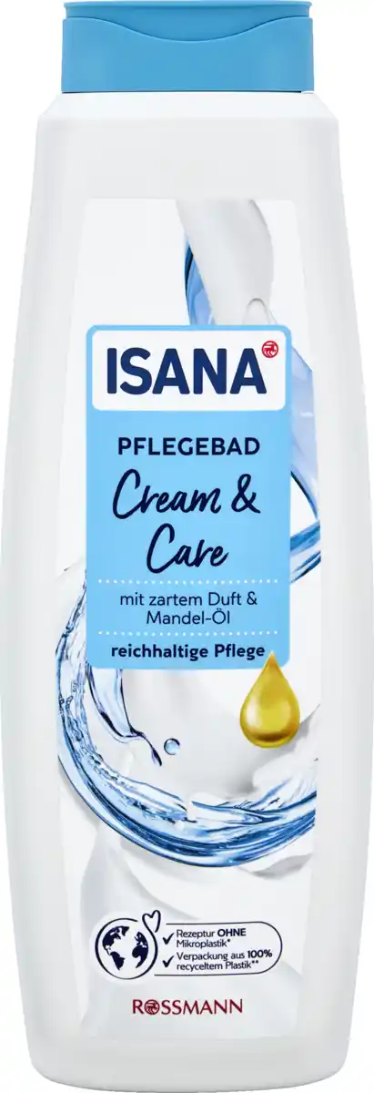 Bild 1 von ISANA Pflegebad Cream & Care, 750 ml
