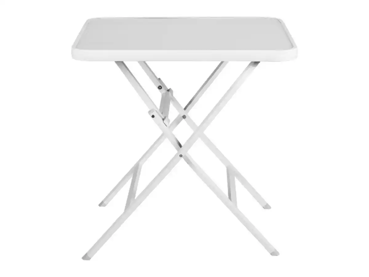 Bild 4 von LIVARNO home Alu-Glastisch »Houston«, klappbar, weiß/hellgrau