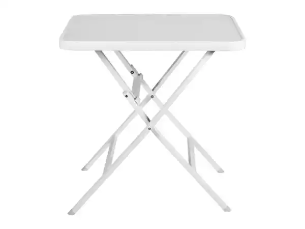 Bild 4 von LIVARNO home Alu-Glastisch »Houston«, klappbar, weiß/hellgrau