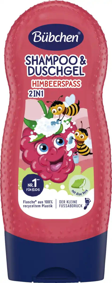 Bild 1 von Bübchen 2in1 Shampoo & Duschgel Himbeerspaß, 230 ml