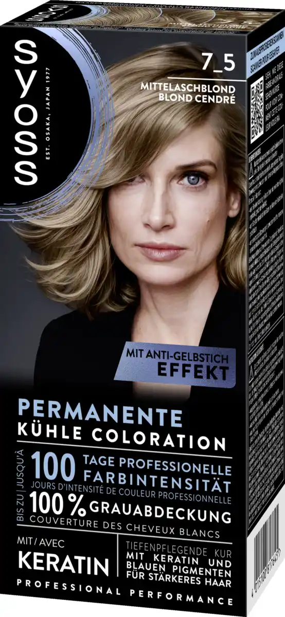 Bild 2 von Syoss Coloration 7_5 Mittelaschblond