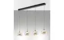 Bild 2 von LED-Pendelleuchte Lucille, cognac, 4-flammig, inkl. CCT Funktion