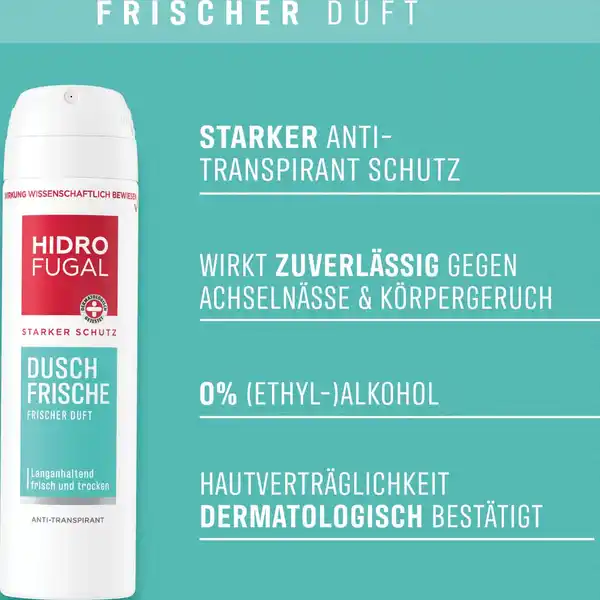 Bild 3 von Hidrofugal Dusch Frische Anti-Transpirant Spray, 150 ml