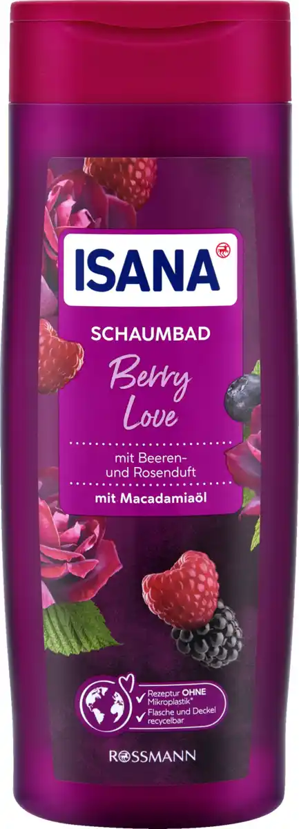Bild 1 von ISANA Schaumbad Berry Love, 750 ml