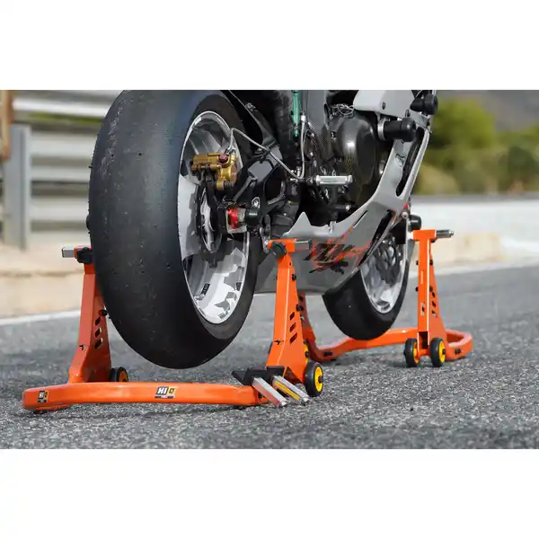 Bild 4 von Hi-Q Tools Montageständer IV hinten orange mit Winkel+Racingaufnahmen