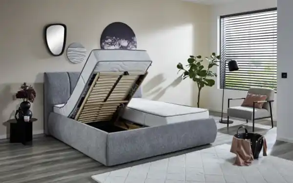 Bild 3 von Polsterbett PB130 Vail, silber, 180 x 200 cm