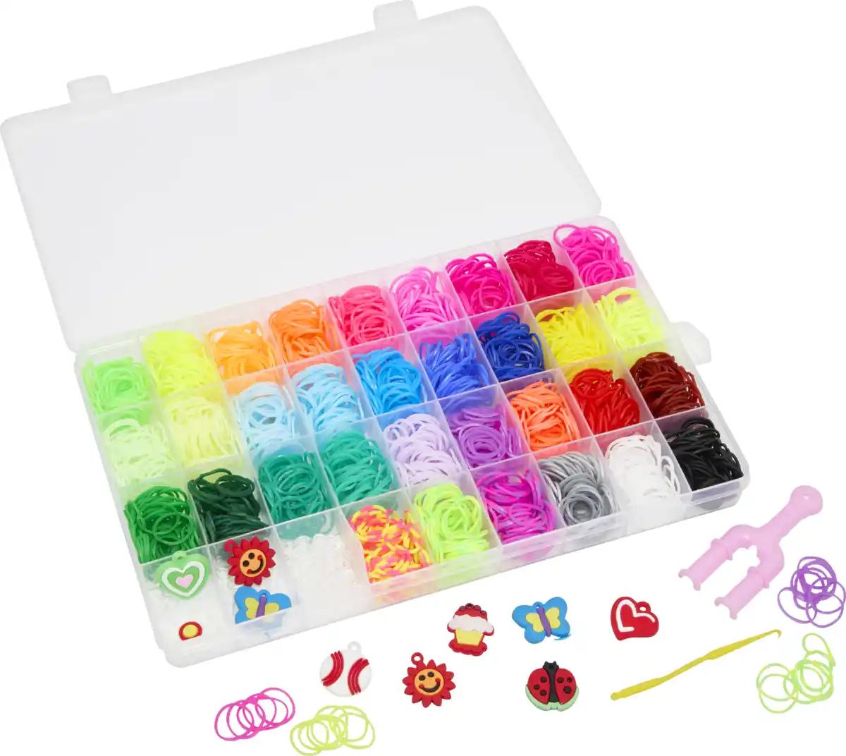 Bild 2 von IDEENWELT XL-Loom-Bänder-Set Neon