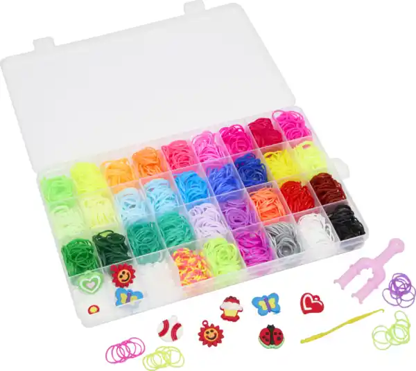 Bild 2 von IDEENWELT XL-Loom-Bänder-Set Neon