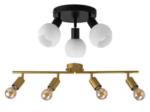 LIVARNO home LED-Deckenleuchte, mit dreh- und schwenkbaren Spots