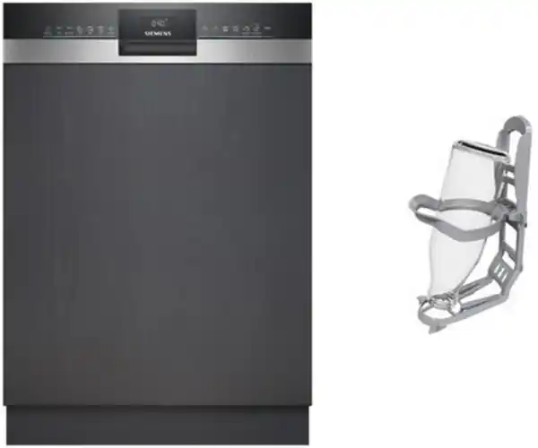 Bild 1 von SN53EIEUCE Teilintegrierter Einbau-Geschirrspüler 60 cm bestehend aus SN53ES22CE + SZ36BH00 edelstah