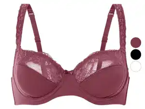 esmara® Damen Bügel-BH Spitze und Zierschleife
