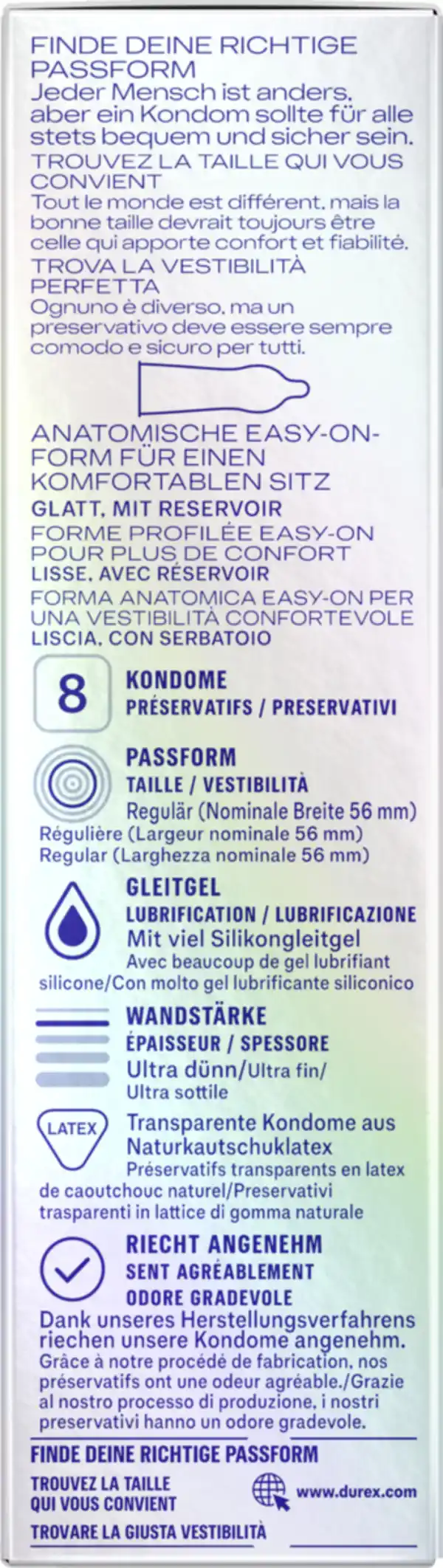 Bild 3 von Durex Hautnah Extra Feucht Kondome