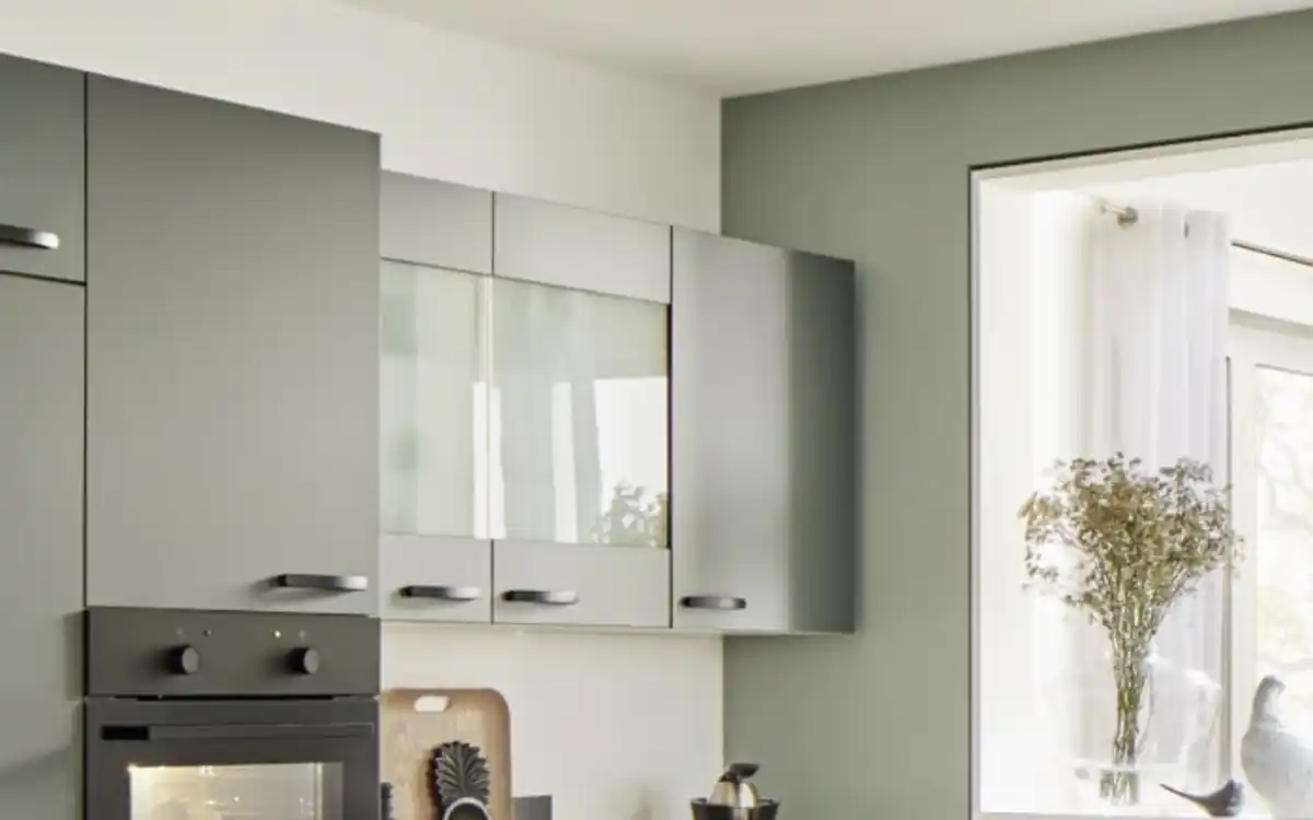 Bild 2 von Einbauküche Win, dunkelgrün, inkl. Elektrogeräte