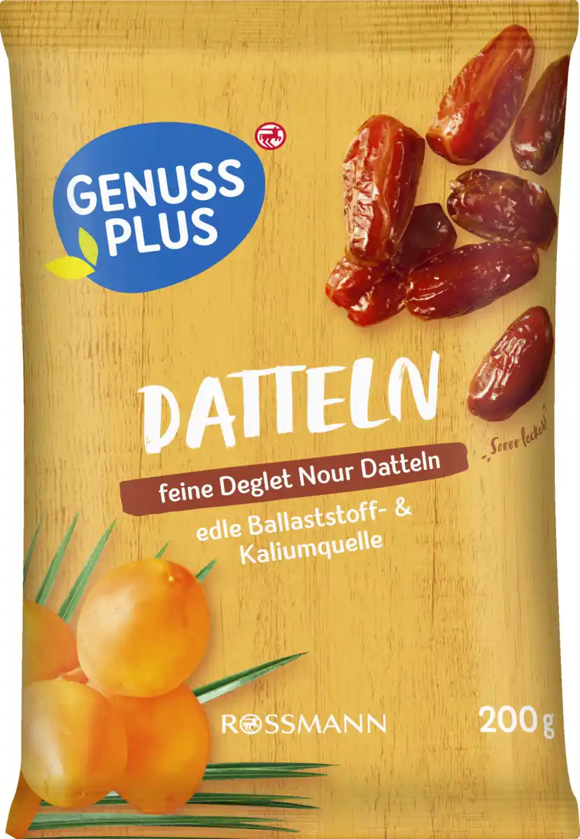Bild 1 von GENUSS PLUS Datteln, 200 g