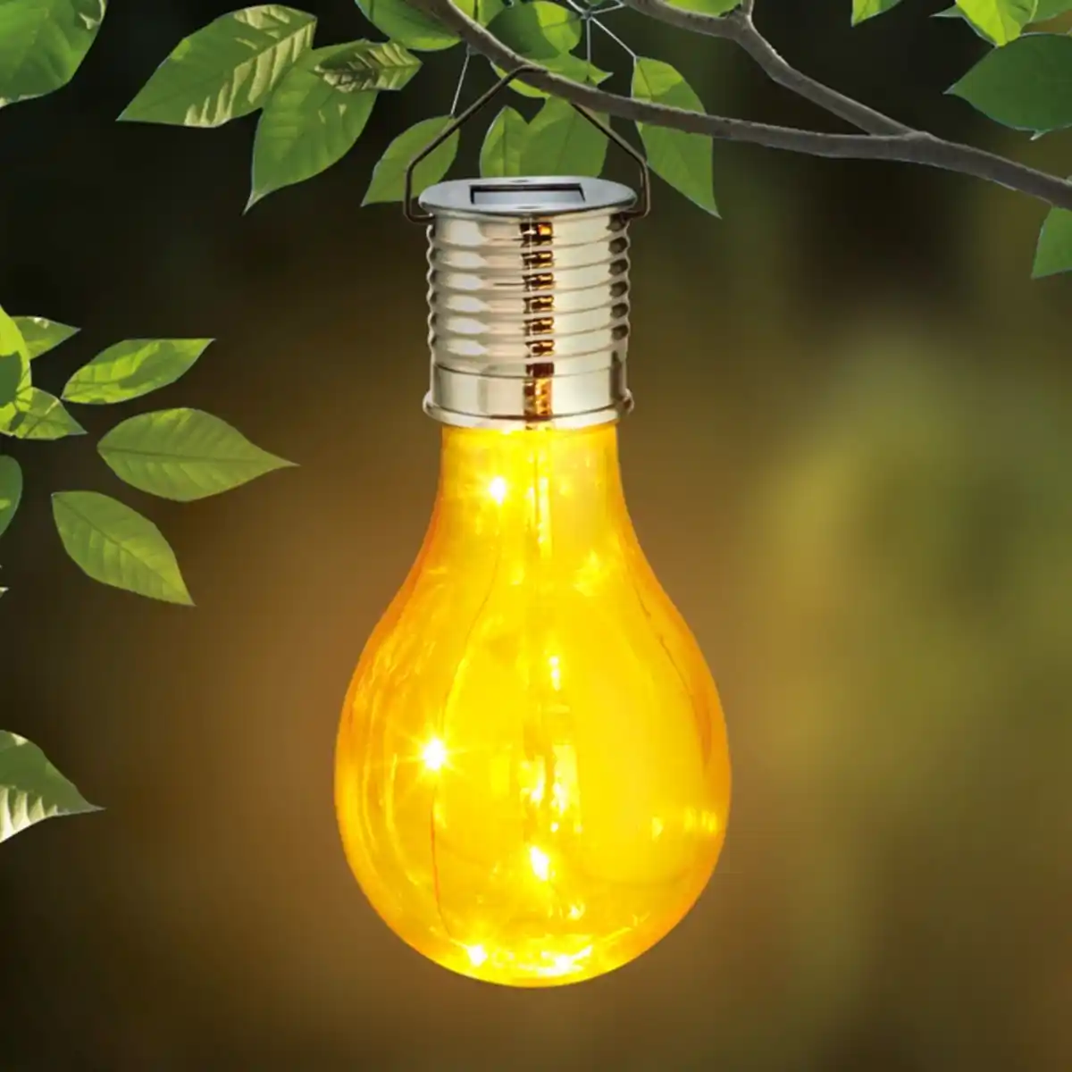 Bild 2 von Solar-Glühbirne mit Holo-Effekt, ca. 8x15cm