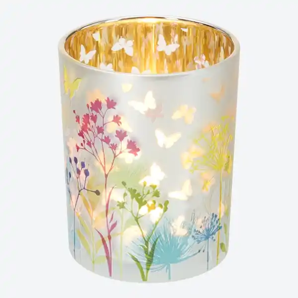 Bild 4 von Teelichthalter mit Schmetterlingsmotiv, verschiedene Größen