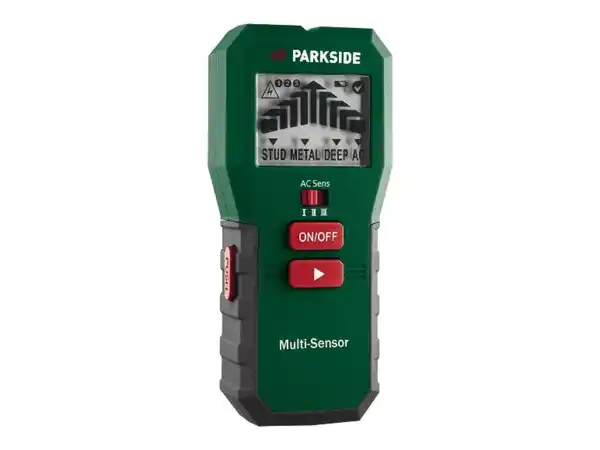 Bild 2 von PARKSIDE® Multifunktionsdetektor / Feuchtigkeitsmessgerät »PMSHM2 A3«, inkl. Batterien