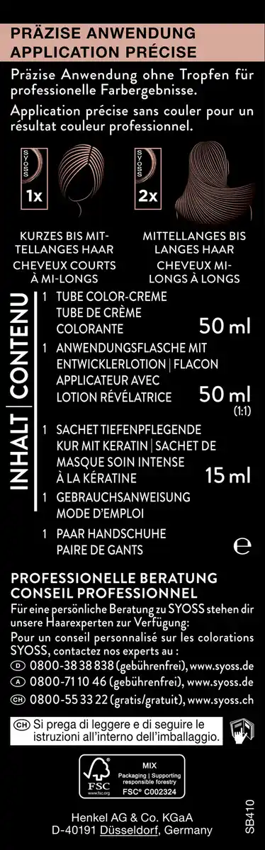 Bild 3 von Syoss Coloration 4_1 Mittelbraun