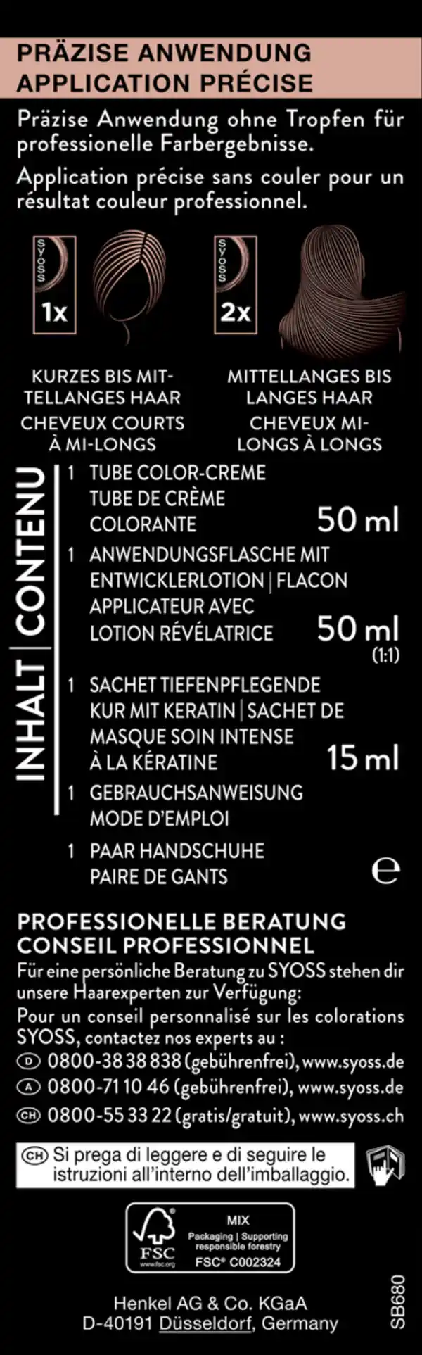 Bild 3 von Syoss Coloration 6_8 Dunkelblond