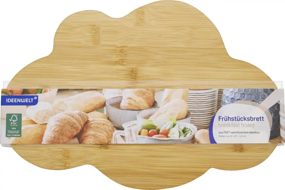 Bild 1 von IDEENWELT Frühstücksbrett Wolke