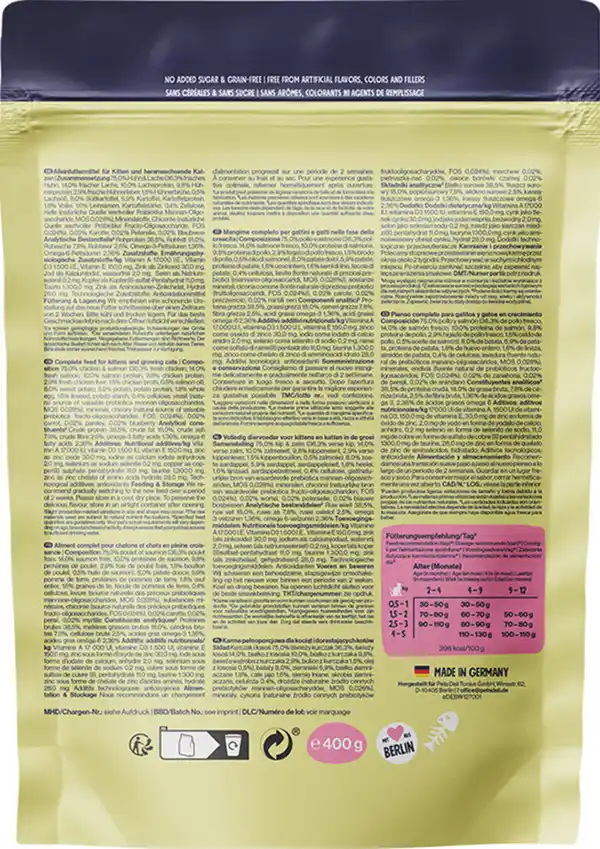 Bild 2 von Pets Deli Trockenfutter Junior Huhn & Lachs mit Süßkartoffel und Karotte, 400 g