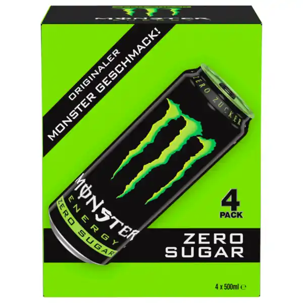 Bild 1 von Monster Energy Zero Sugar 4x0,5l