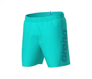 arena Badeshorts Fundamentals Logo, hellblau