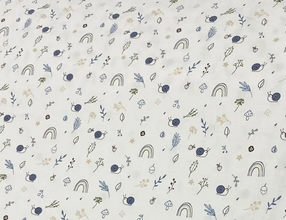 Bild 2 von Jerseystoff Schnecke Beige