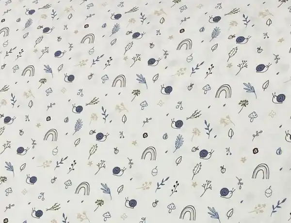 Bild 2 von Jerseystoff Schnecke Beige
