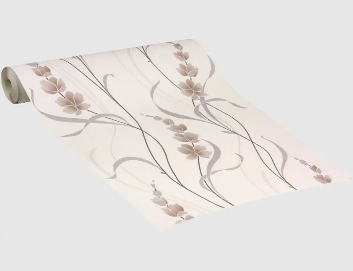 Bild 2 von Vinyltapete Blumenranke