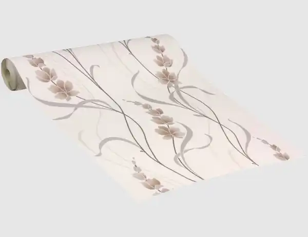 Bild 2 von Vinyltapete Blumenranke