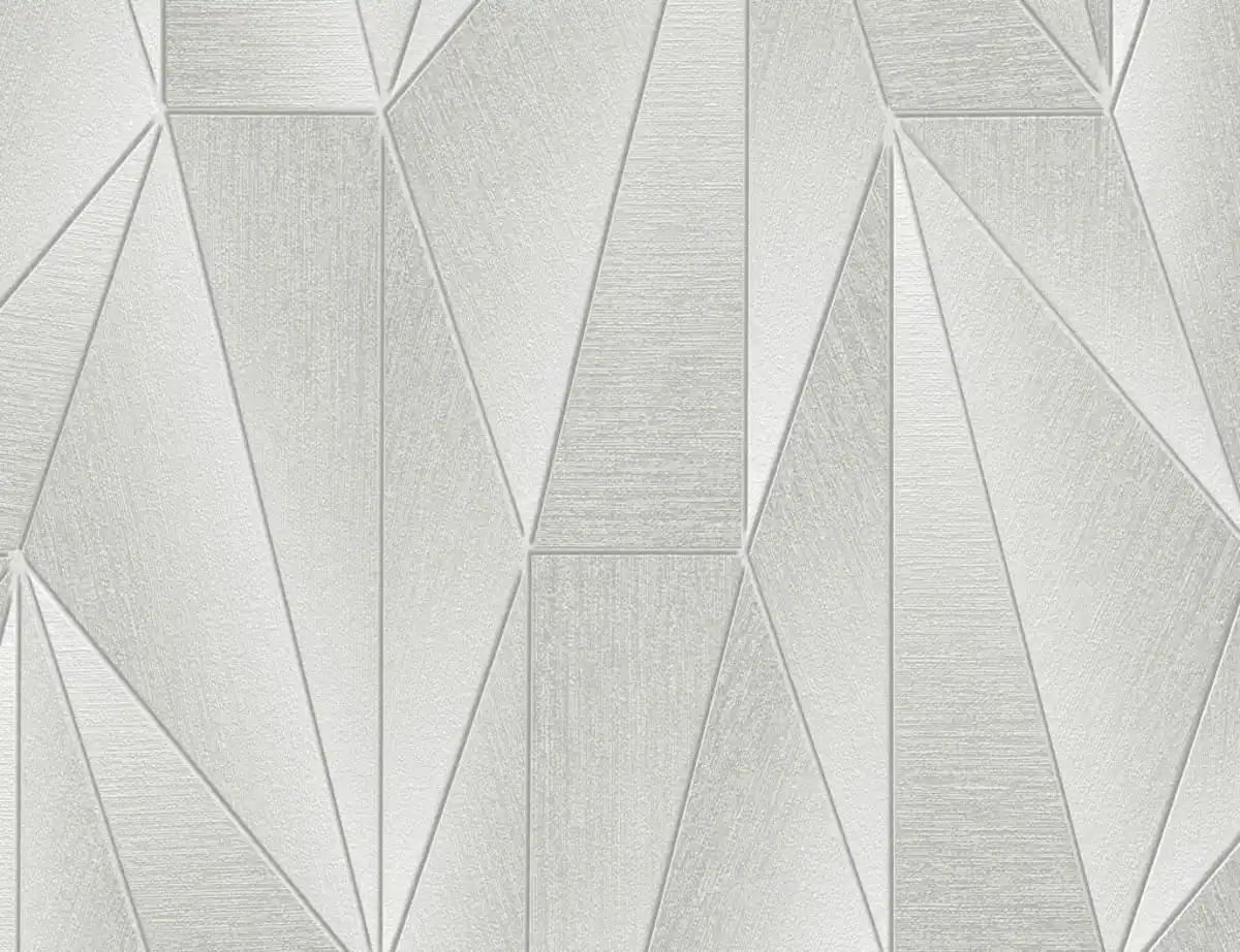 Bild 1 von Vliestapete Grafik Metallic Grau