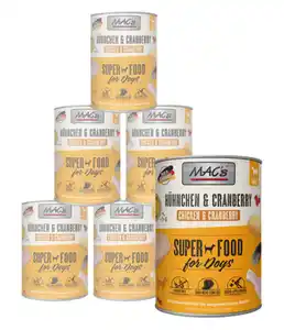 MAC's DOG Nassfutter für Hunde, 6 x 800 g