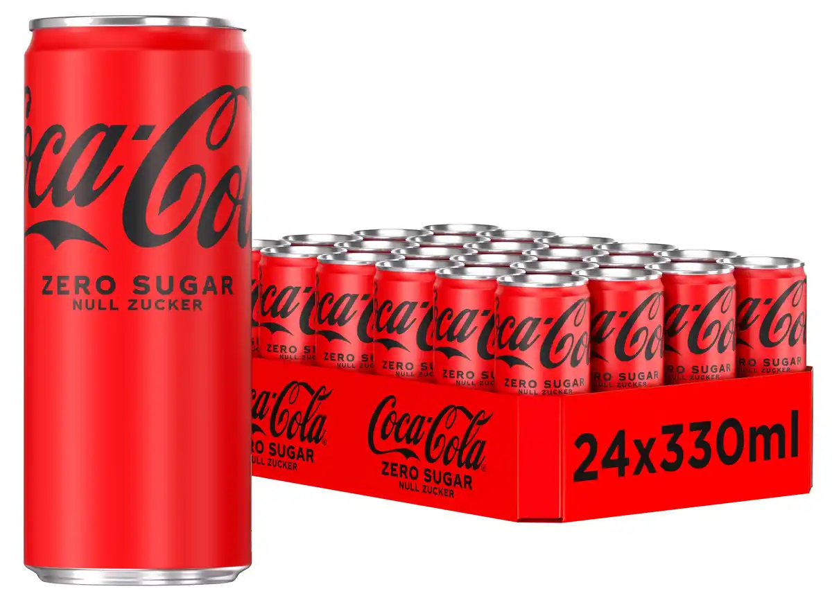 Bild 1 von Coca Cola Zero Sugar 18 x 0,33 Liter Dose