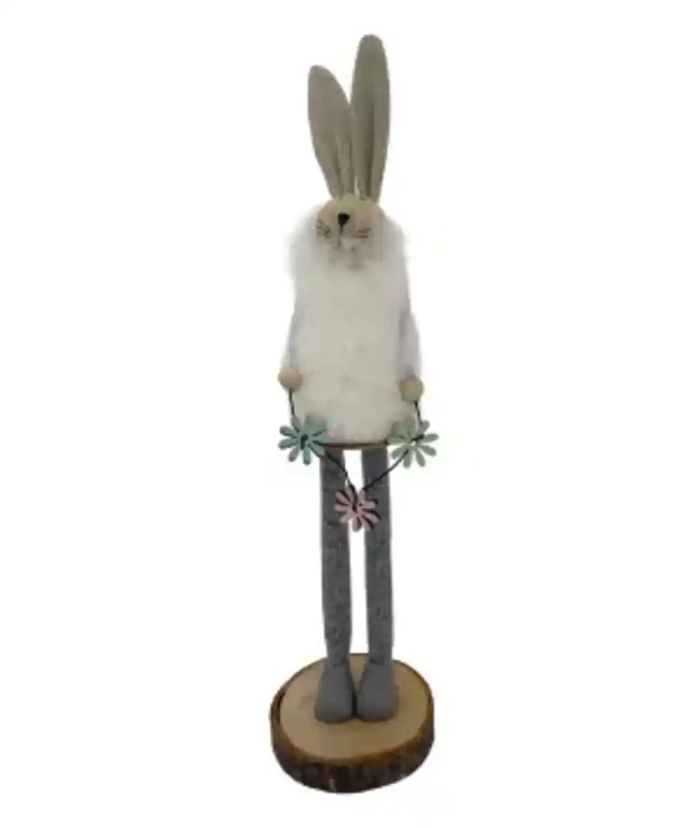 Bild 1 von Deko-Hase Ostern, weiß