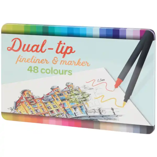 Bild 3 von Marker mit Fineliner und Pinselstift