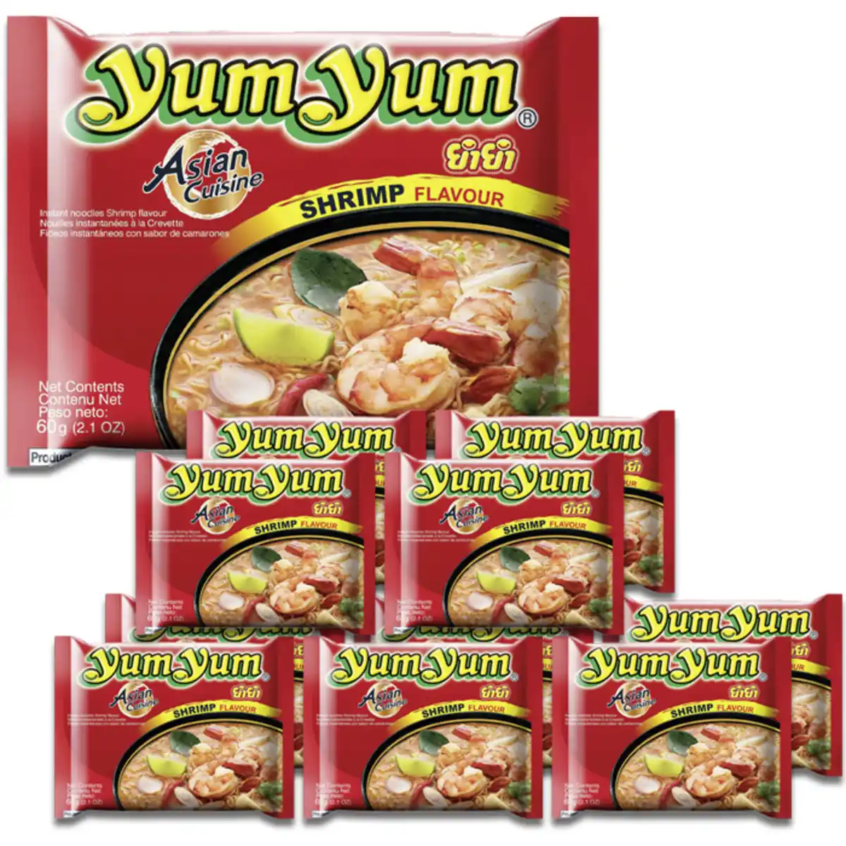 Bild 1 von Yum Yum Instantnudeln Shrimps 10x60G