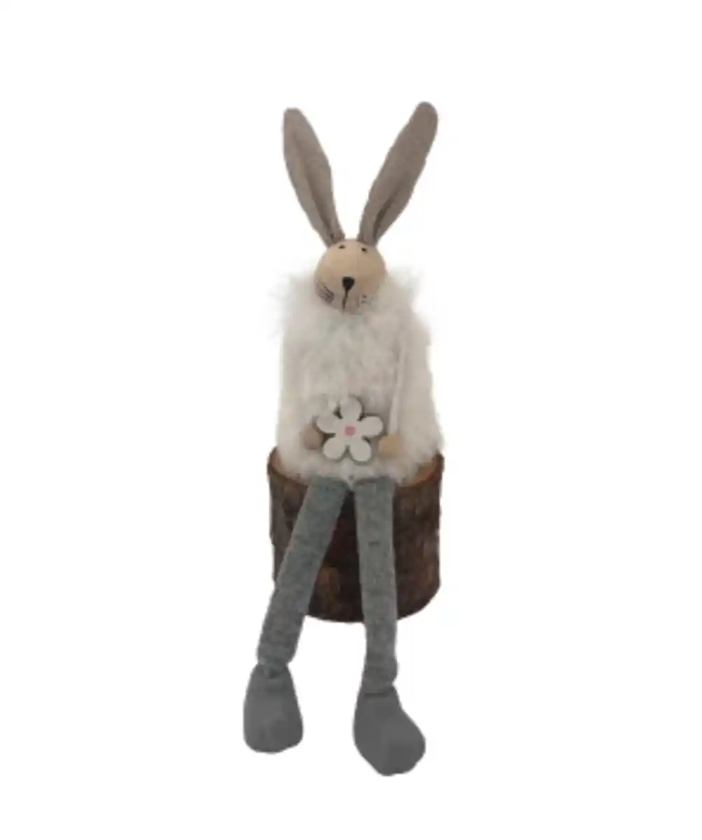 Bild 1 von Deko-Hase Ostern, weiß