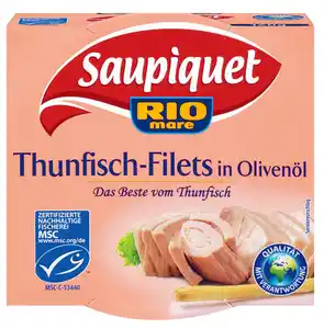 SAUPIQUET Thunfisch-Filets, 160-g-Dose