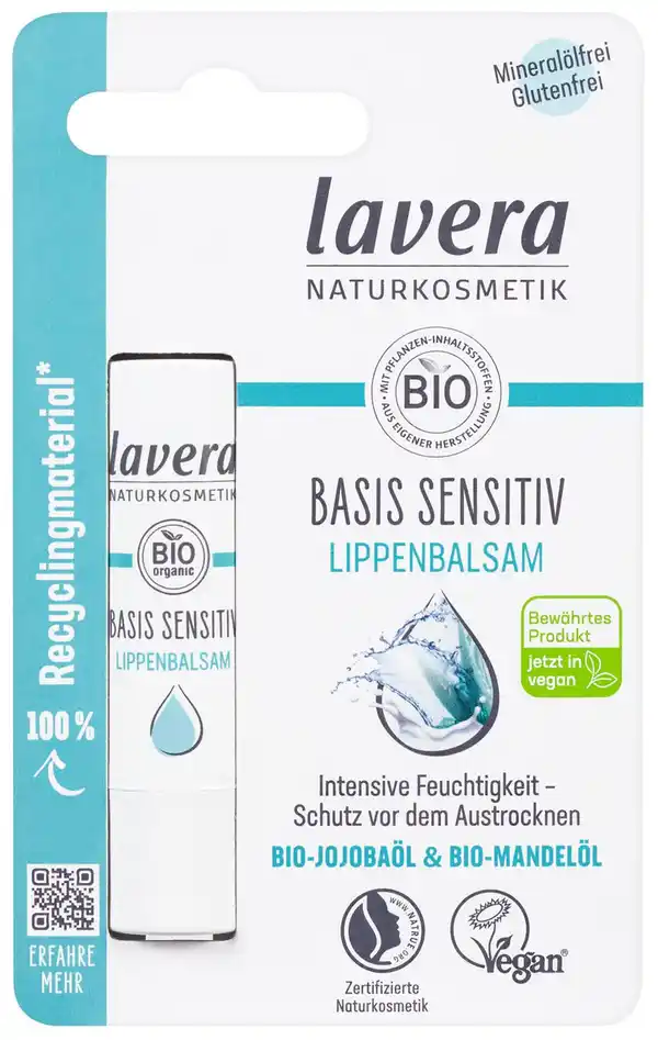 Bild 1 von LAVERA Lippenbalsam Basis Sensitiv, 4,5-g-Packg.