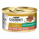 Bild 1 von GOURMET Gold Feine Pastete 12x85g Ente & Spinat