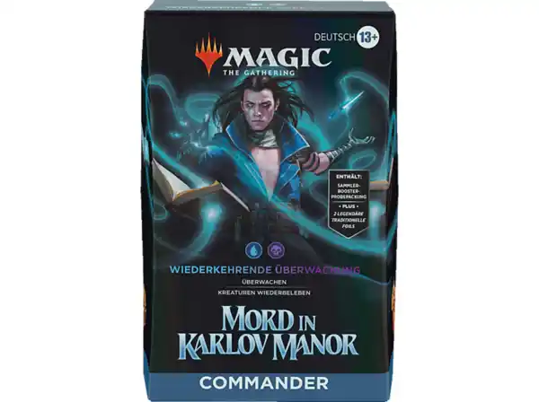 Bild 1 von WIZARDS OF THE COAST Magic The Gathering - Murders at Karlov Manor Commander-Deck (Einzelartikel) Sammelkarten, Mehrfarbig