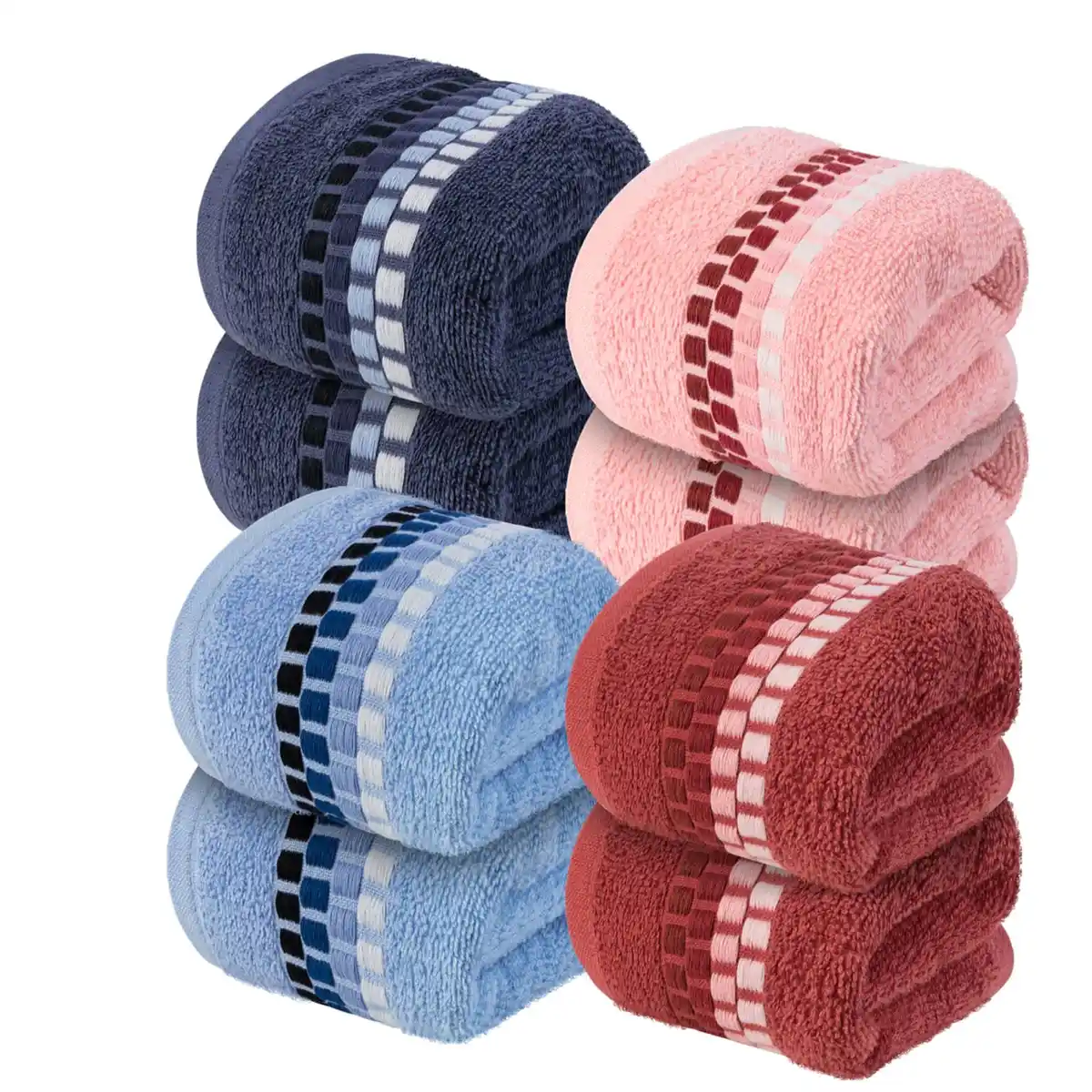 Bild 1 von LIV&BO® Frottier-Gästehandtücher, 2-St.-Packg.